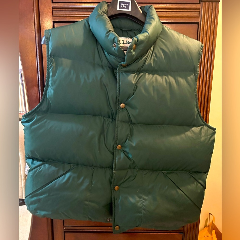 Vintage LL Bean Down Vest - Packable
